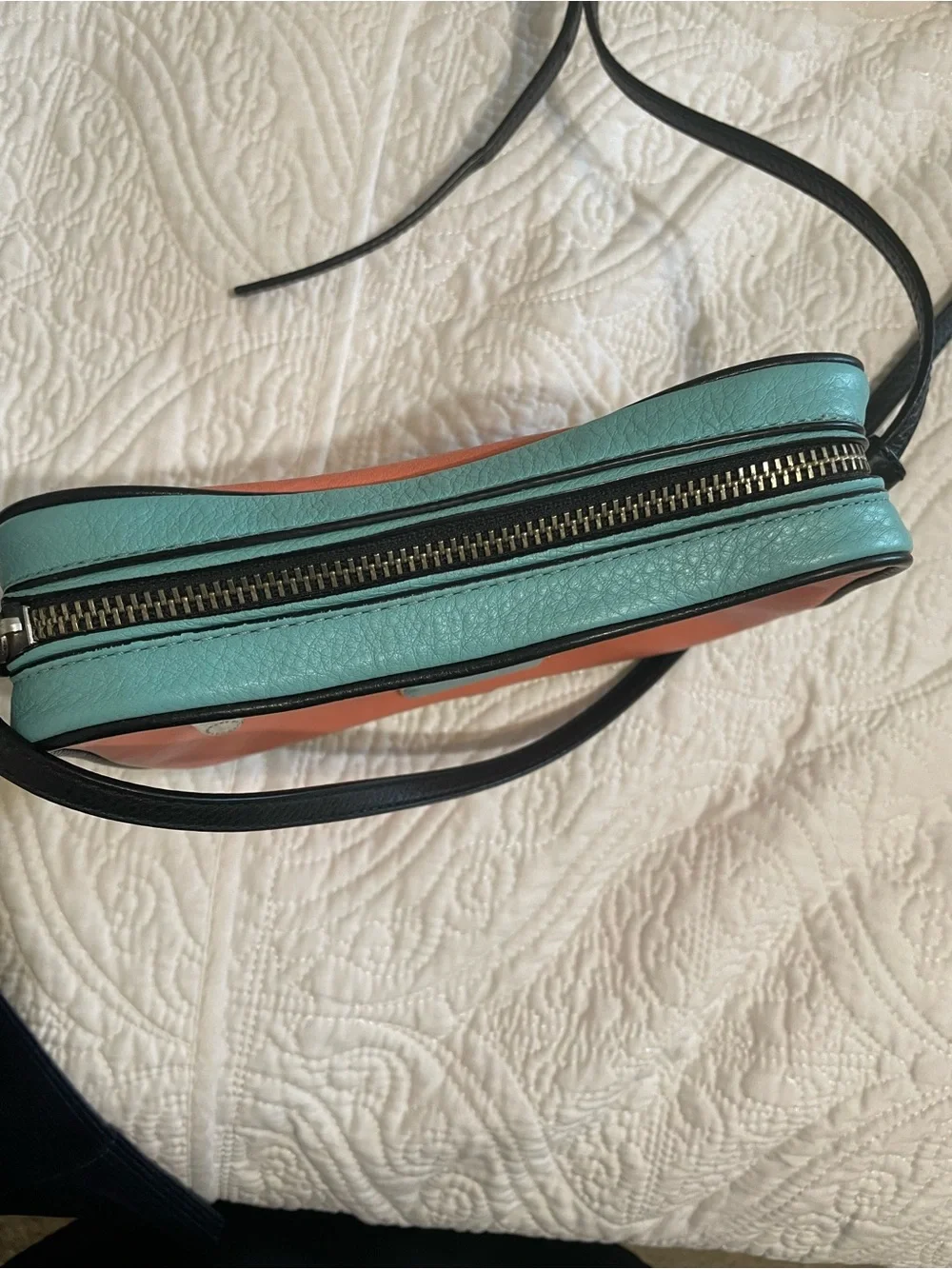 Marc by Marc Jacobs Colorblock Crossbody Bag - Coral, Teal & Yellow